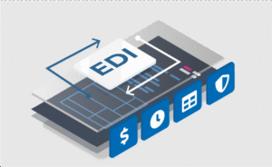 Tablet or phone showcasing B2B EDI
